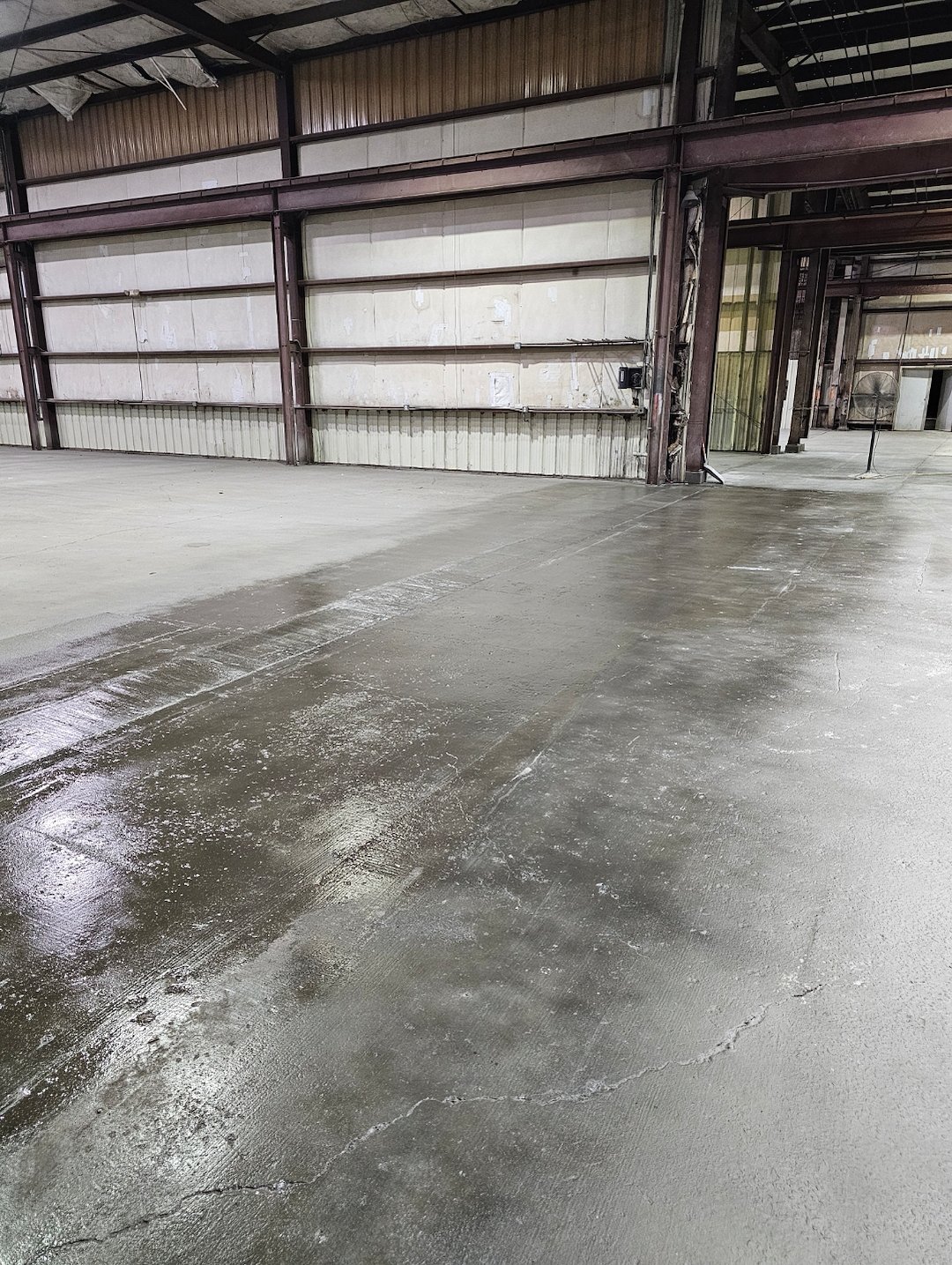 Commercial Cement Spray Coating Project in Broussard, LA