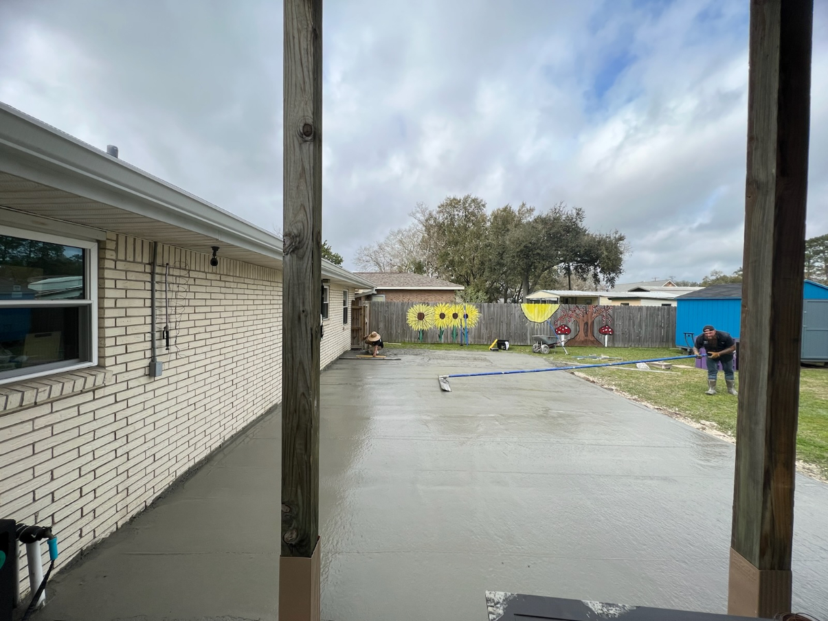 Pouring a Concrete Patio in Rayne, LA Thumbnail